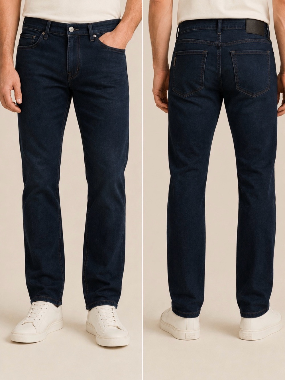 PAIGE Lennox Men’s Slim Fit Stretch Jeans Dark Wash Size 32